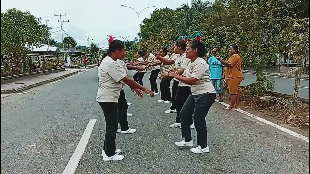 Lomba yospan Bermazmur, memperingati HUT PI K-117th di Maudori (Kelompok PAR-PW GKI EDEN MANSOBEN)