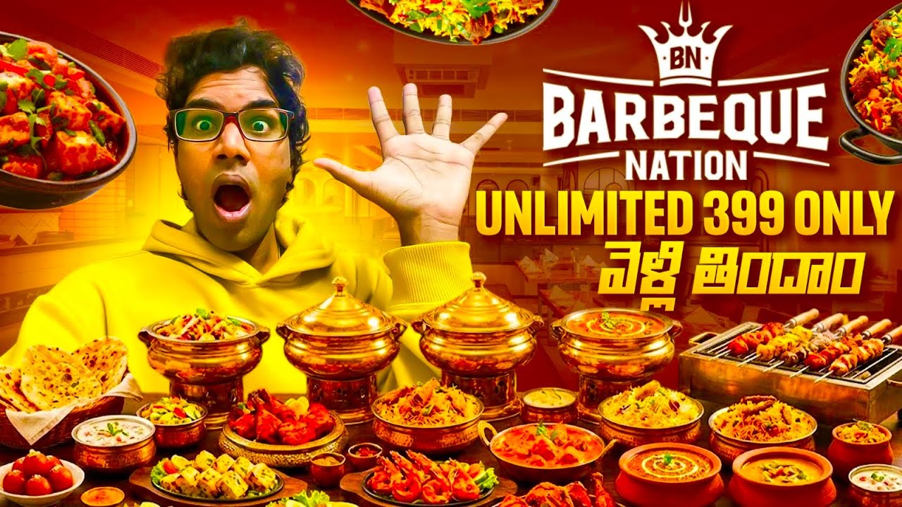 Barbeque Nation @ 399 only , Unlimited Buffet ,Hyderabad,Travel ,Explore ,Non vegetarian buffet 