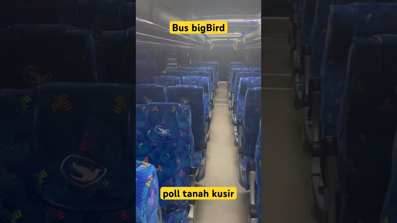 Po Bus bigBird tanah kusir seat 44 bangku 2-2