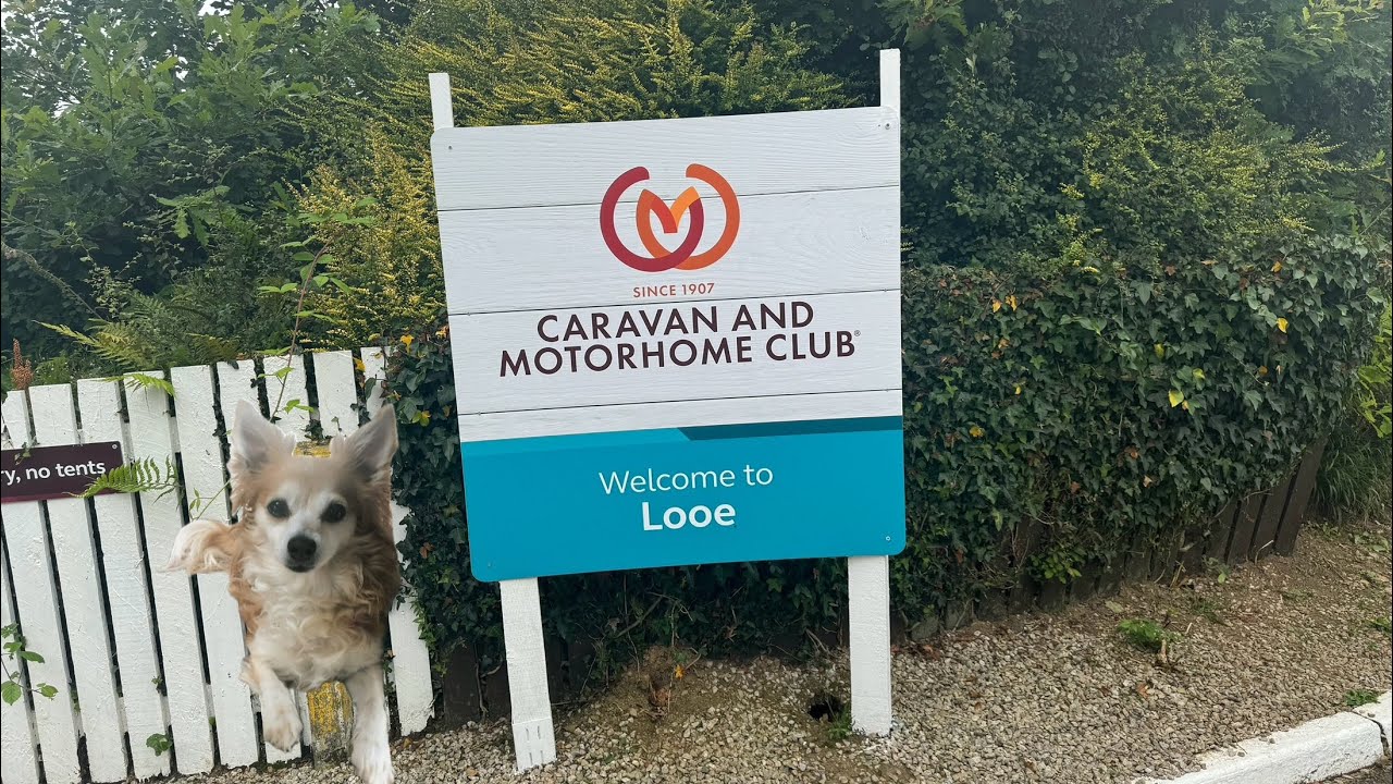 Drive round Looe Caravan and Motorhome Club Site