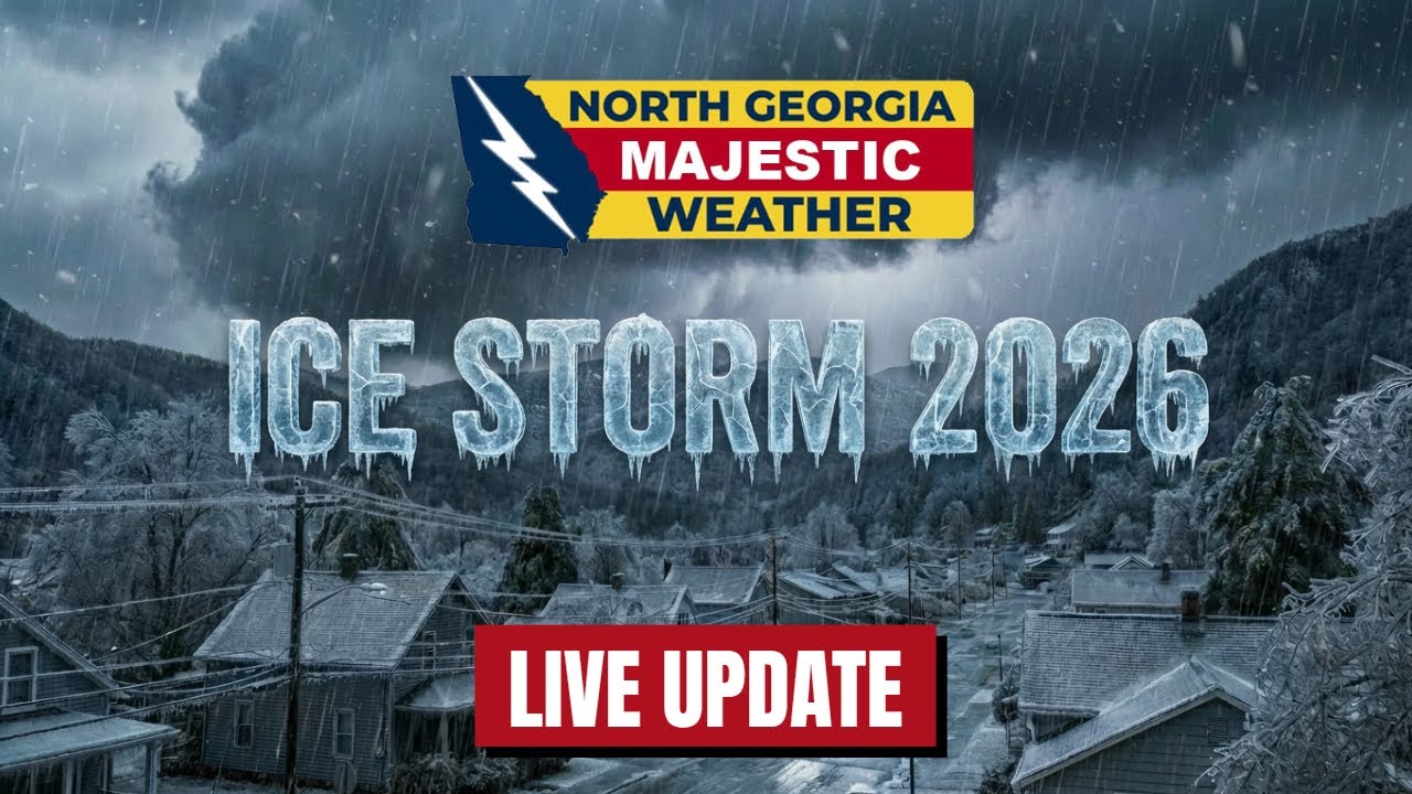 LIVE UPDATE - North Georgia ICE STORM 2026  