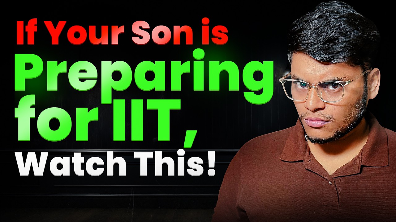 The Truth Parents Miss About IIT Preparation!