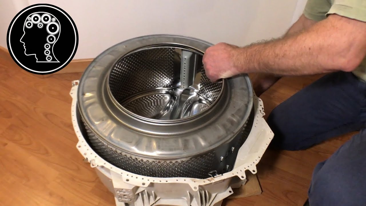 Come sostituire i cuscinetti al cestello ad una lavatrice How to replace bearings on washing machine