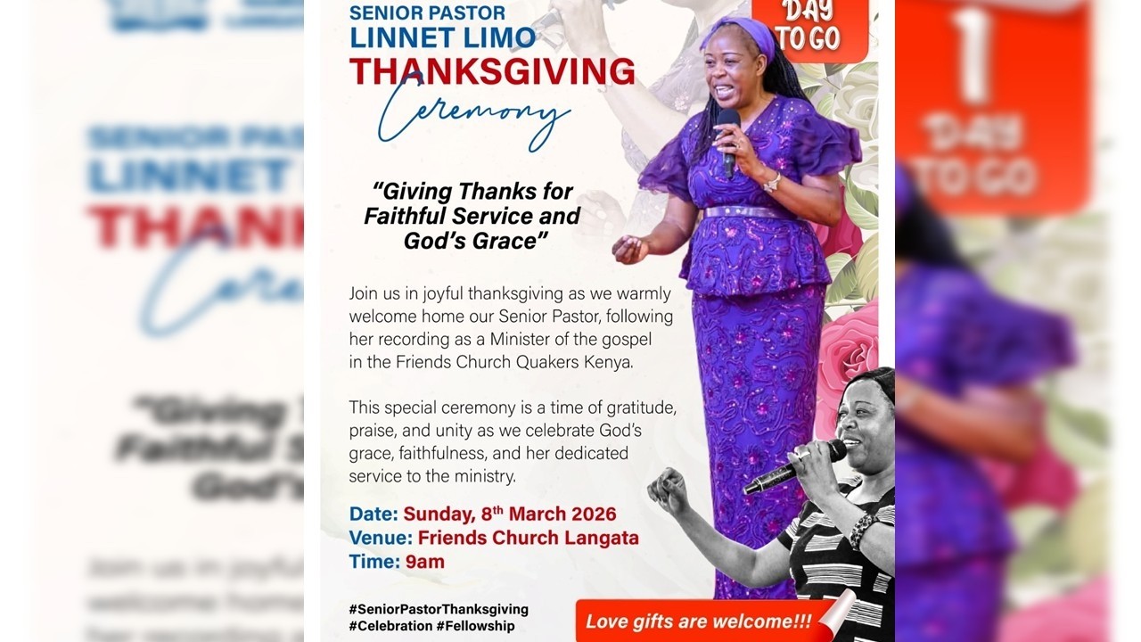 SENIOR PASTOR LINNET LIMO THANKSGIVNG