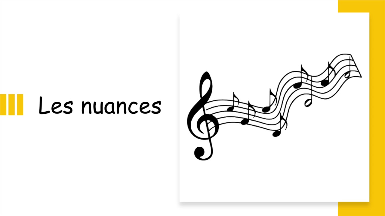 Les nuances en musique