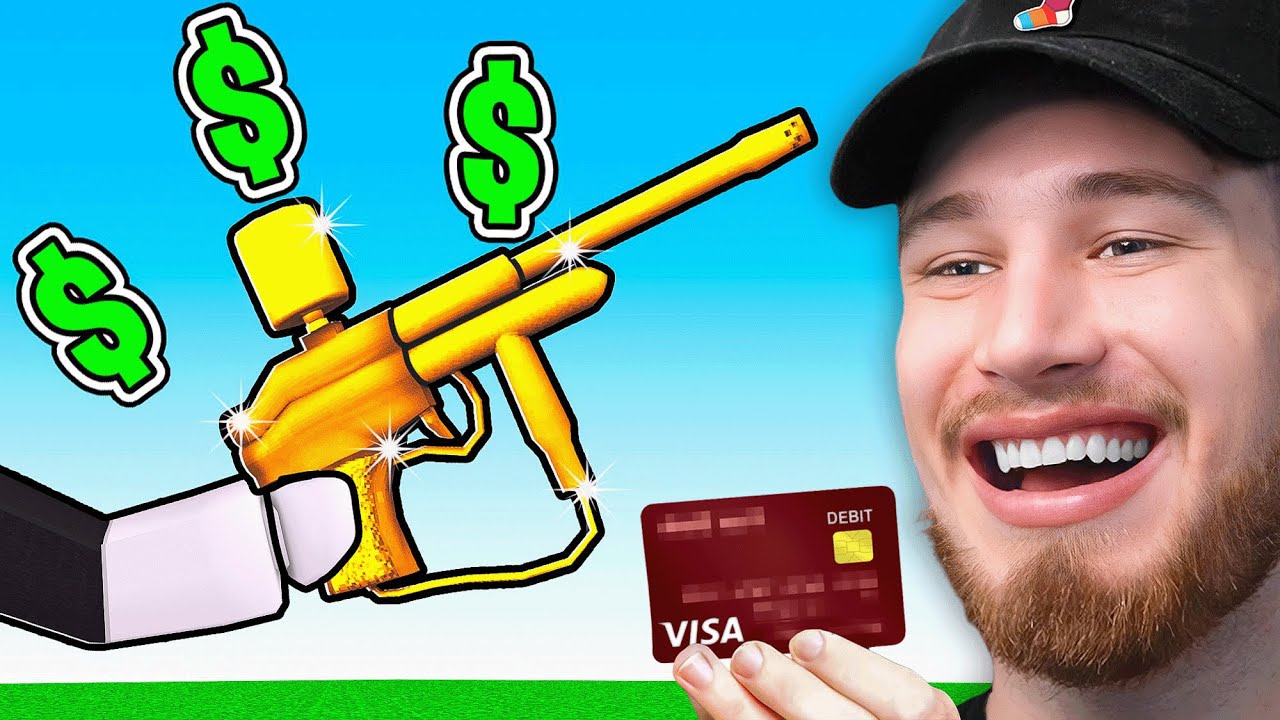 Buying MOST OP WEAPON in Roblox Paintball!