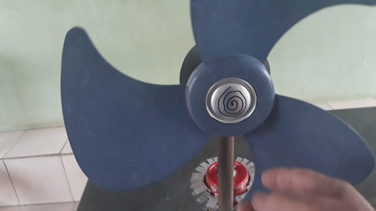 Motor Manson em um ventilador
