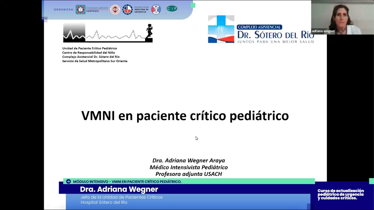 Clase: VMNI en paciente crítico pediátrico.
