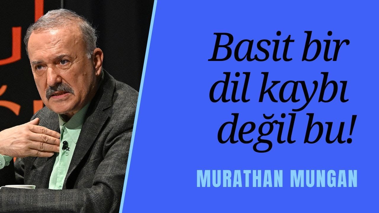 Basit bir dil kaybı değil bu! | Murathan Mungan #ees17