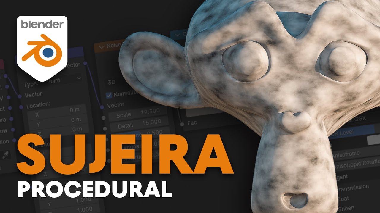 Textura de SUJEIRA (Procedural) no Blender 3D - Muito simples!!!