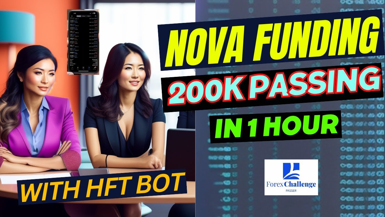 Nova Funding 200K Pass with HFT Bot || Forex Challenge Passer