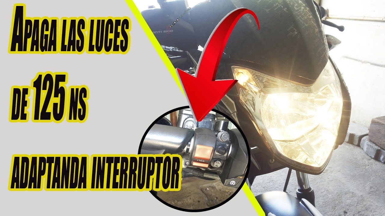 Cómo instalar un cortador de luces a una PULSAR 125 NS