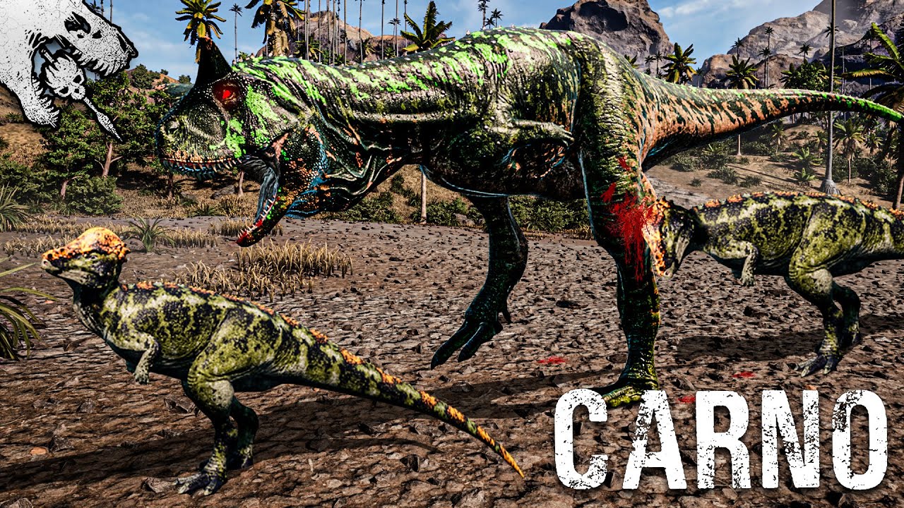 ALLE KNOCHEN GEBROCHEN 🦴🩸 Überleben als CARNOTAURUS 🦖 - The Isle Evrima