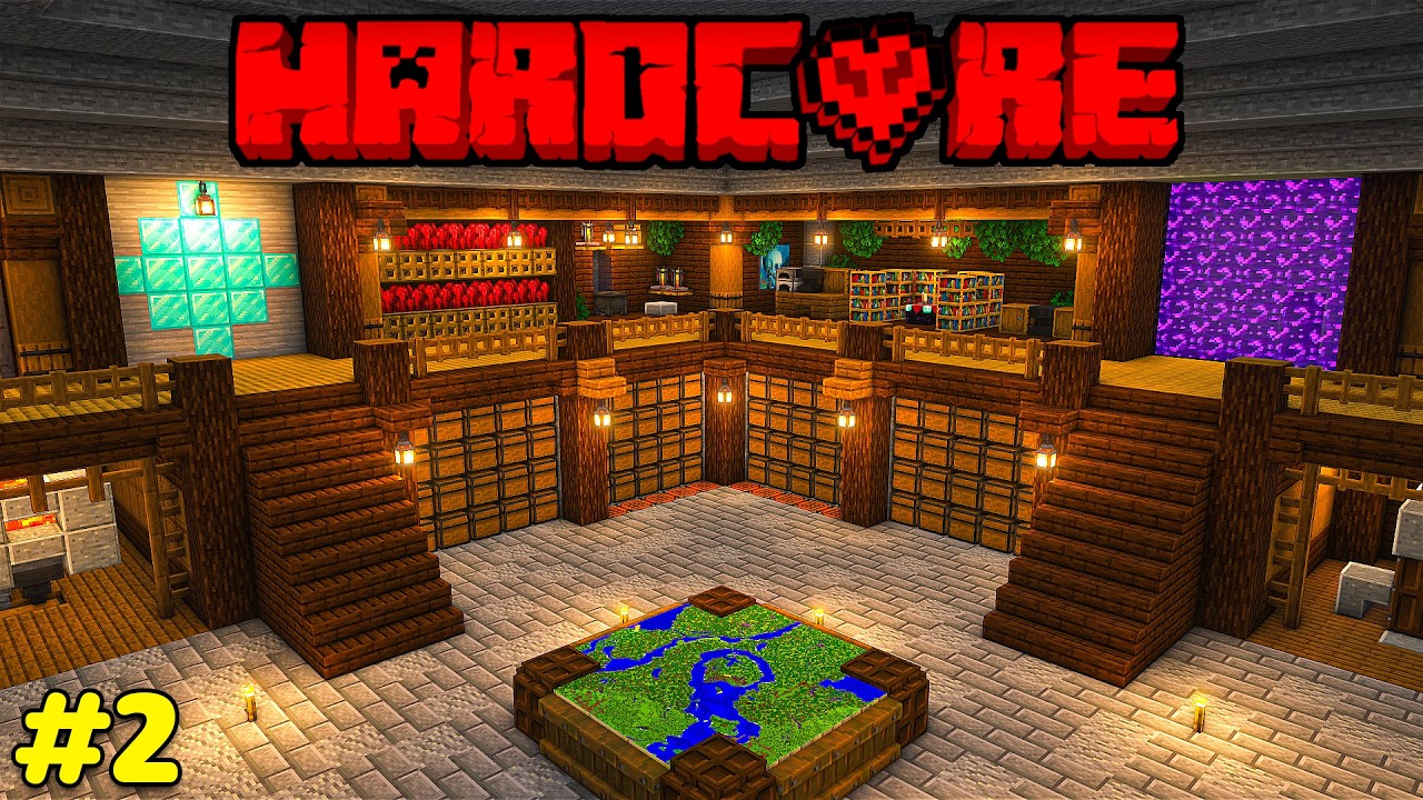 J'ai Construit la BASE SOUS TERRAINE ULTIME sur Minecraft Hardcore !