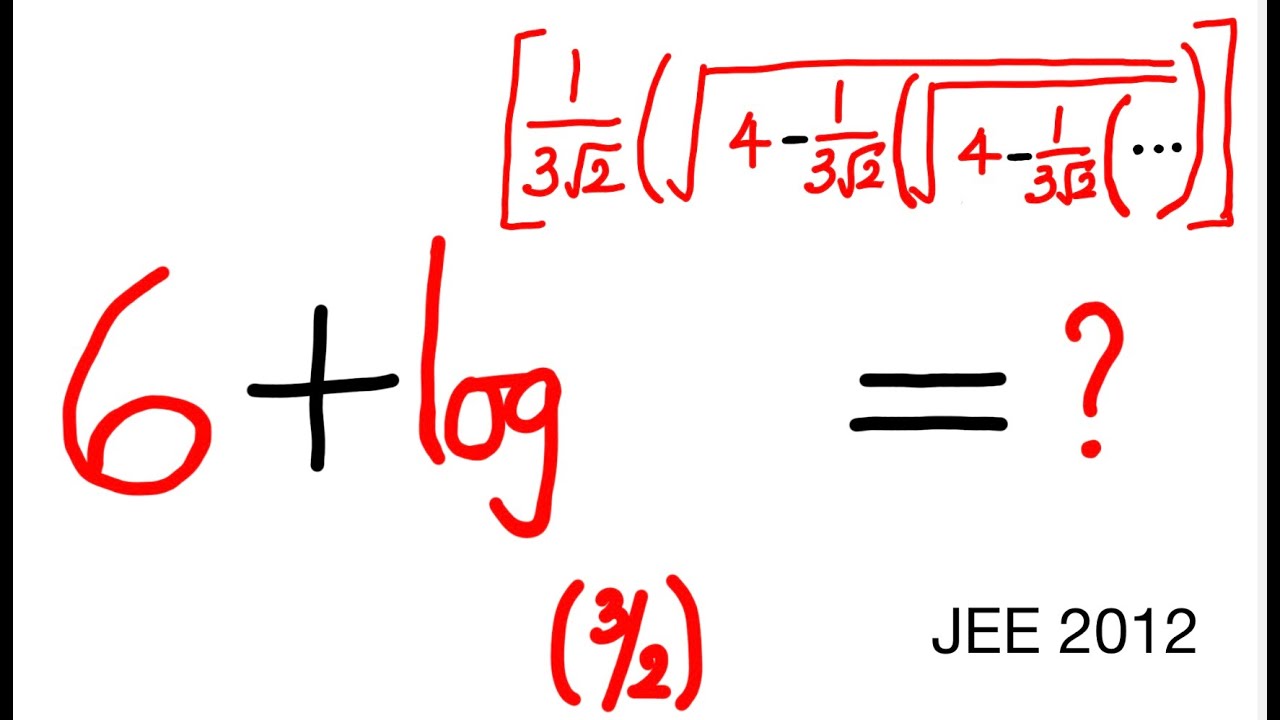 IIT JEE 2012 - Logarithms question