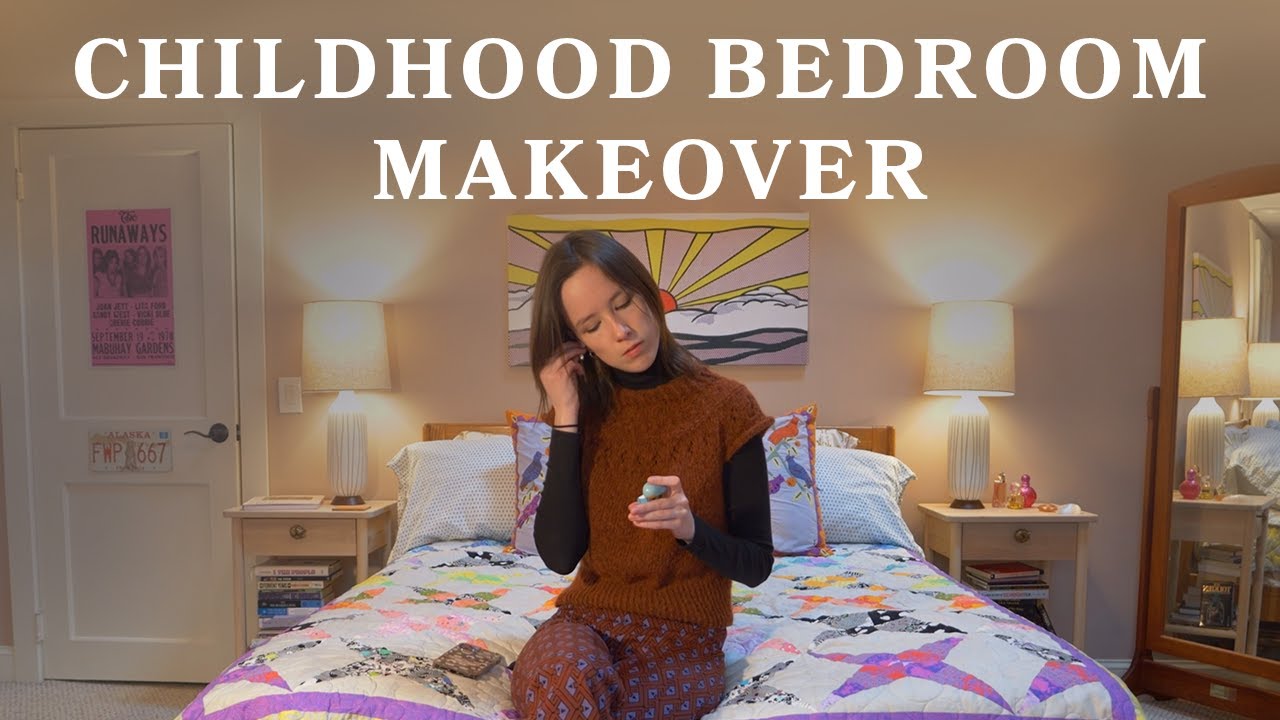 CHILDHOOD BEDROOM MAKEOVER *so I can live in it as an adult*