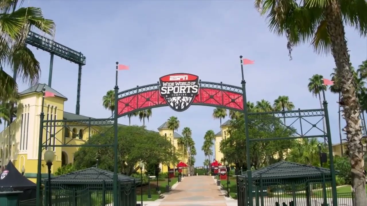 Taking an Aerial Tour around ESPN Wide World of Sports at Disney World