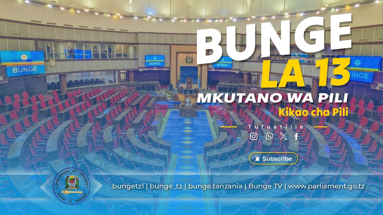 #BUNGELIVE. BUNGE LA KUMI NA TATU, MKUTANO WA PILI, KIKAO CHA  PILI, TAREHE 28 JANUARI, 2026