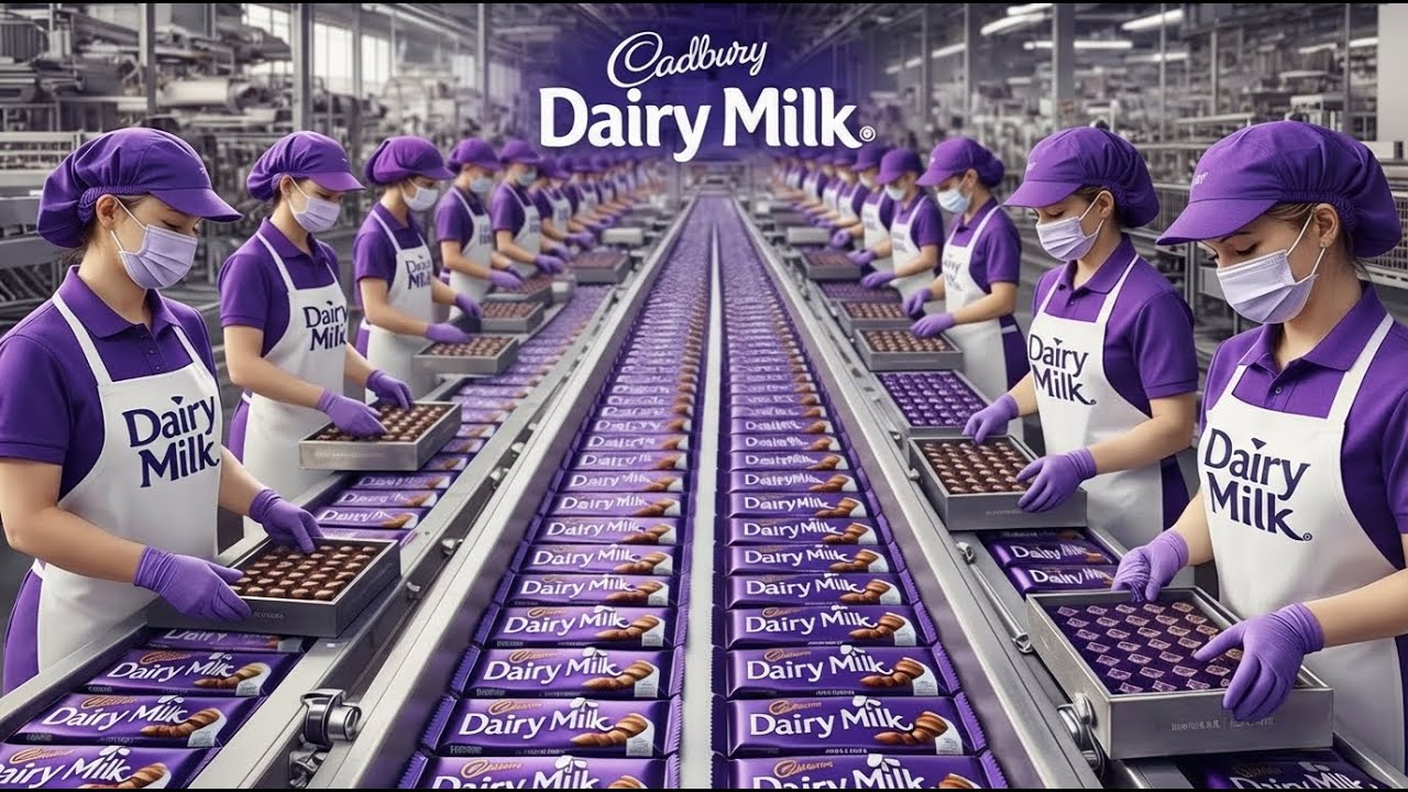 How Millions of Cadbury Dairy Milk Bars Are Made | Inside the Factory 🍫✨