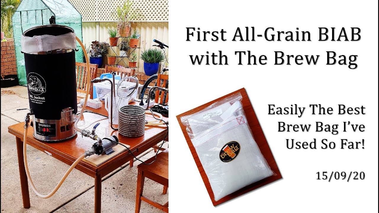 All Grain Brew Day | BIAB | New Brew Bag | PH Mistake!