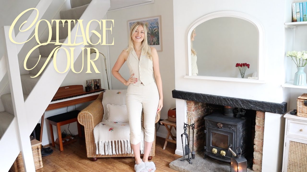 My Full House Tour: girly Surrey cottage 🌸 (with cat! & post-renovation) 🏡