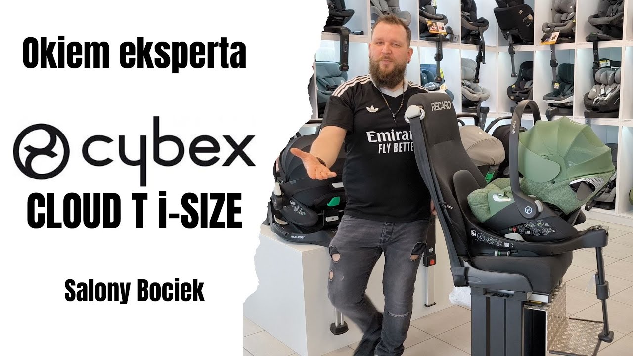 Cybex Cloud T i-Size - rozkładany fotelik dla niemowlaka z obrotową bazą okiem eksperta - Bociek.eu