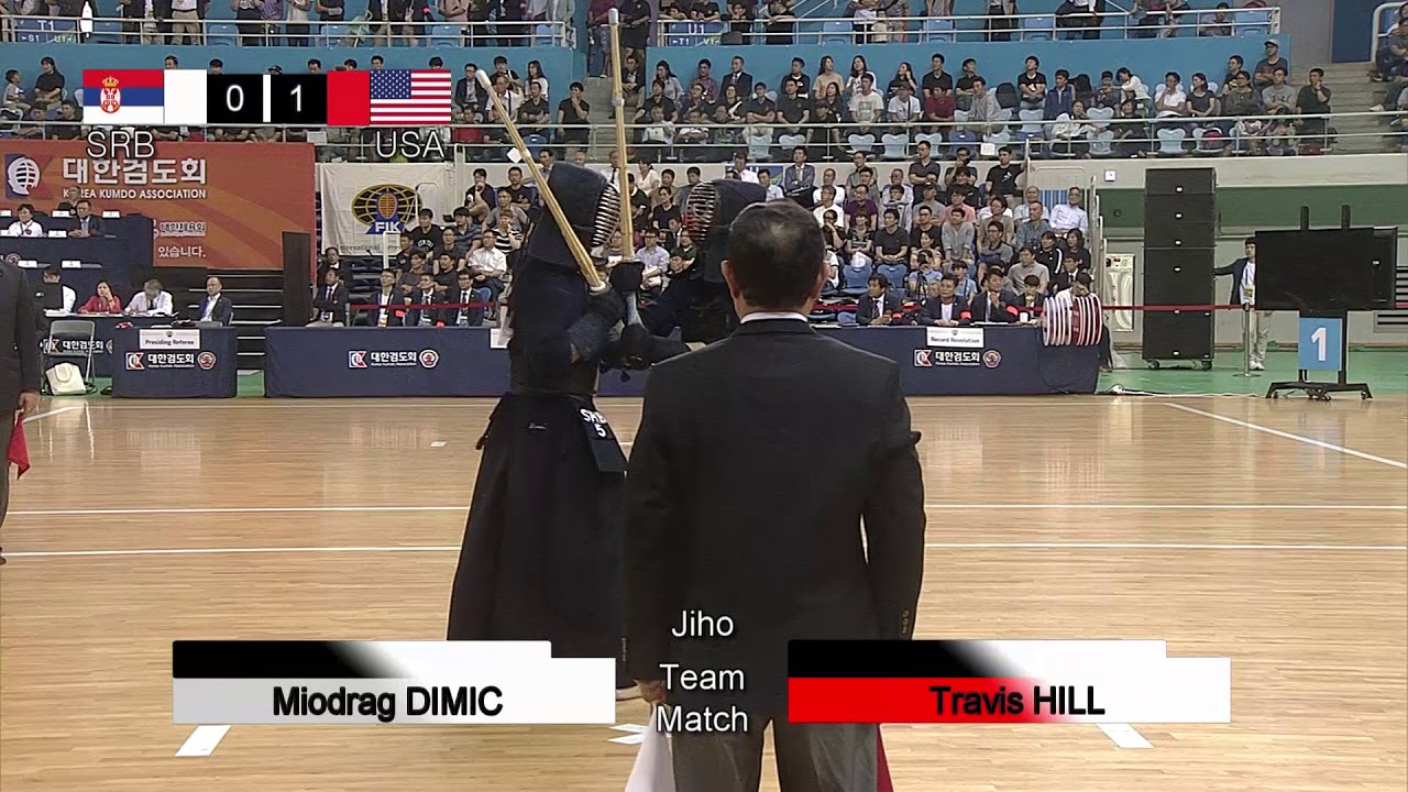 17th World Kendo Championships Men's TEAM MATCH 6ch Serbia vs United States of America