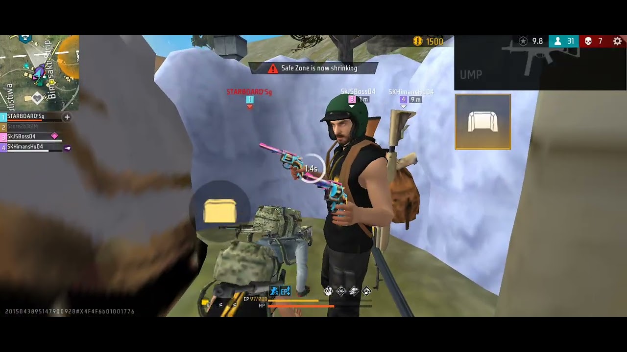 1v4 free fire bima sakti 20kill boyah