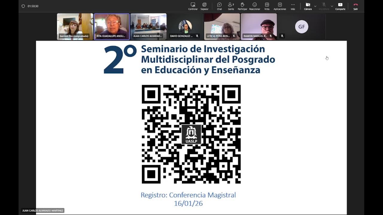 2o Seminario de Investigación Multidisciplinar del Posgrado de Educación y Enseñanza