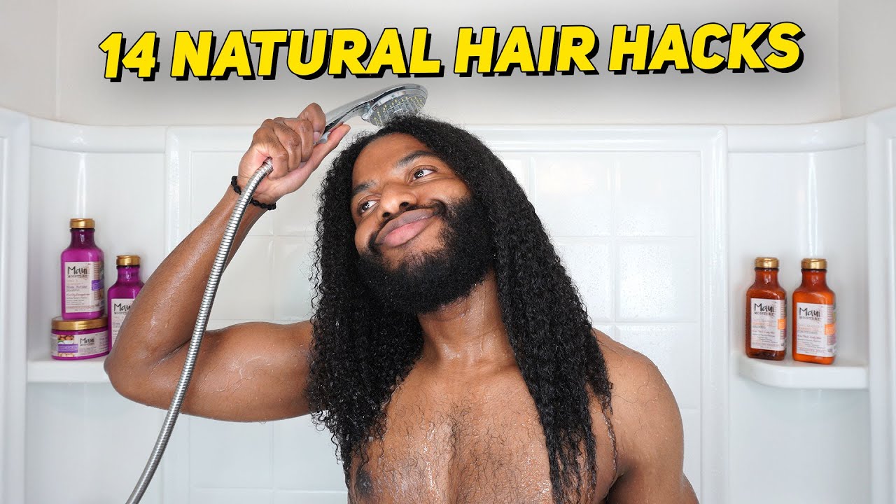 14 EASY NATURAL HAIR HACKS