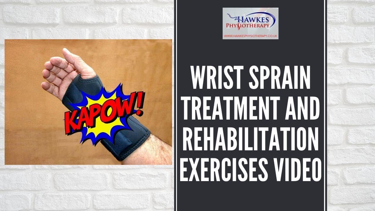 Wrist sprain treatment and rehabilitation exercises video