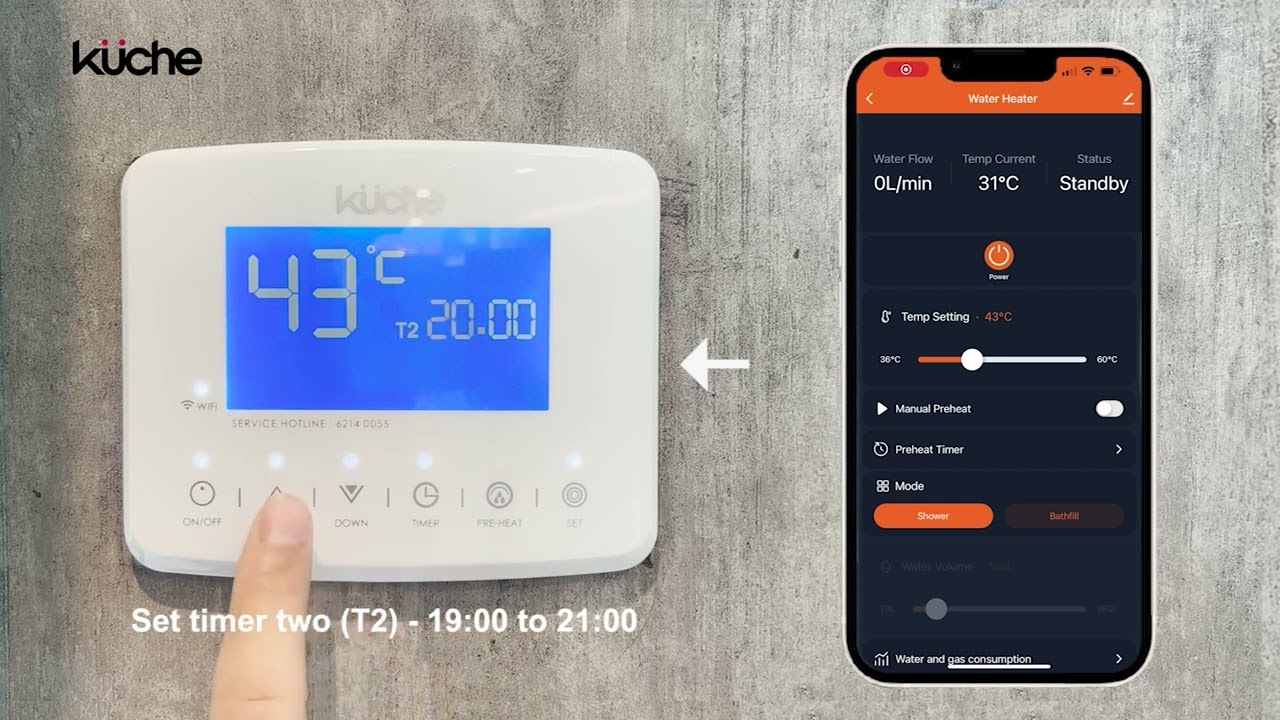 [User Guide] Küche Smart Gas Water Heater