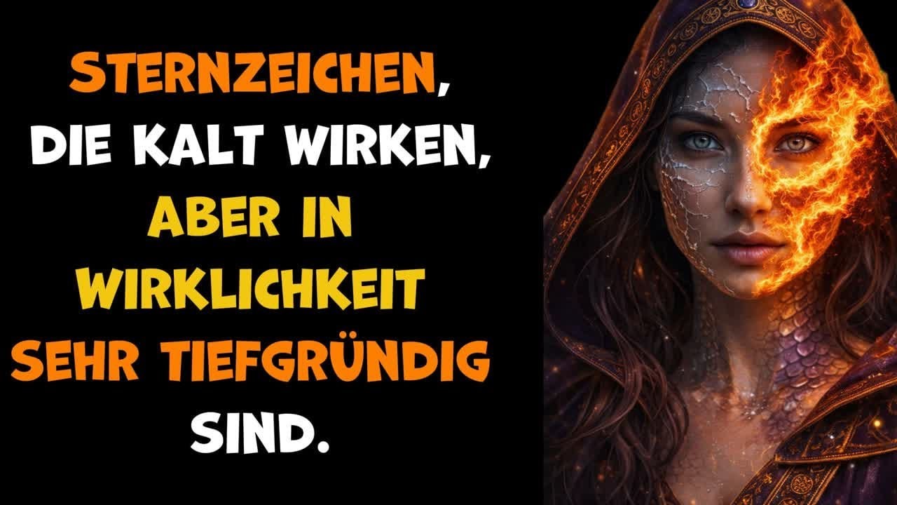 Sternzeichen, die kalt wirken, aber in Wirklichkeit sehr tiefgründig sind.