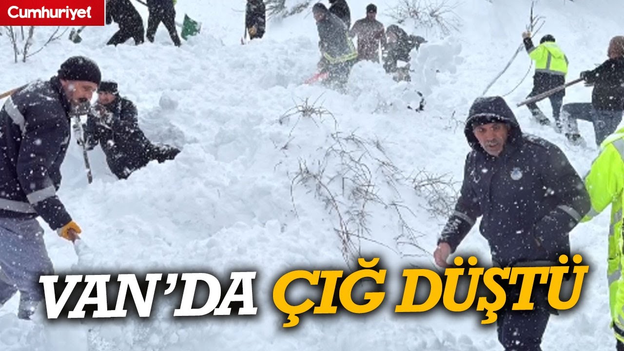 Van'da &ccedil;ığ d&uuml;şt&uuml;: 1 kişi kayıp, 22 ev boşaltıldı