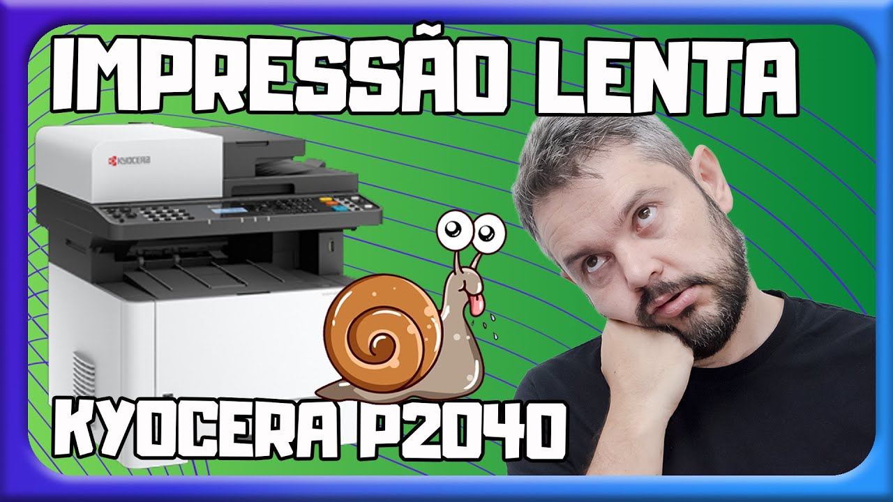 Impressão Lenta - Aprenda como solucionar - Kyocera P2040