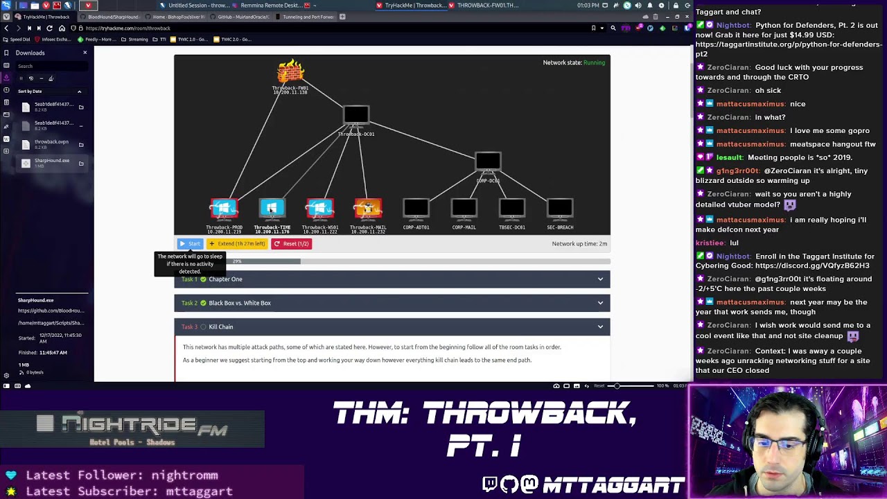 #SaturdayHackerday | #TryHackMe: Throwback, Pt. 1
