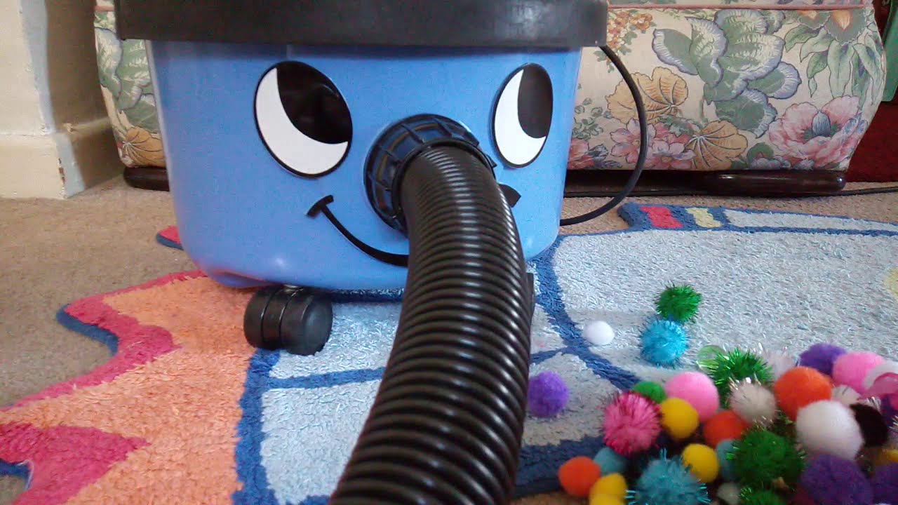 Pom Pom Balls and Marbles Fun with Blue Henry Hoover