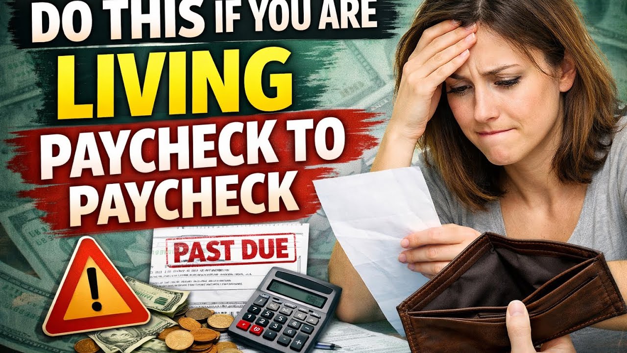 Do this if you are living paycheck to paycheck
