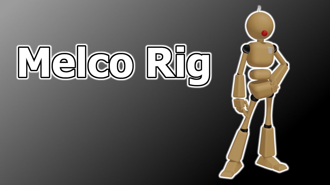 【フリーリグ】簡単で高機能・ 「Melco Rig」を紹介！｜アニメーション 初心者 独学｜Free Animation Rig｜mGear｜【じーこ】