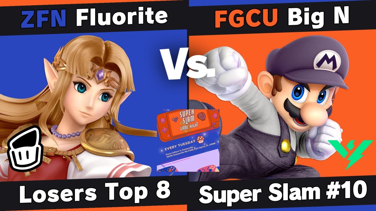 Super Slam 10 - Fluorite (Zelda) vs Big N (Mario) - Losers Top 8