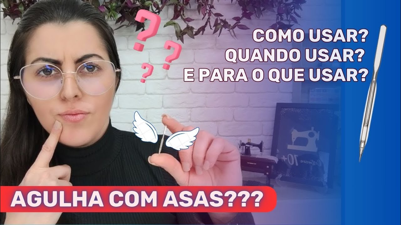 Testando Agulha Asa - PONTO AJOUR na máquina de costura doméstica