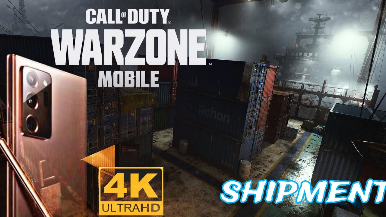 WARZONE Mobile gameplay en Samsung note 20  ultra mapa shipment