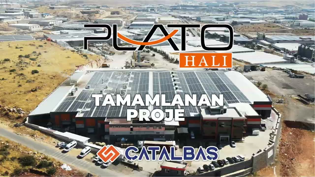 Çatalbaş Elektrik | Plato Halı 1.75 MWp Çatı Üzeri GES