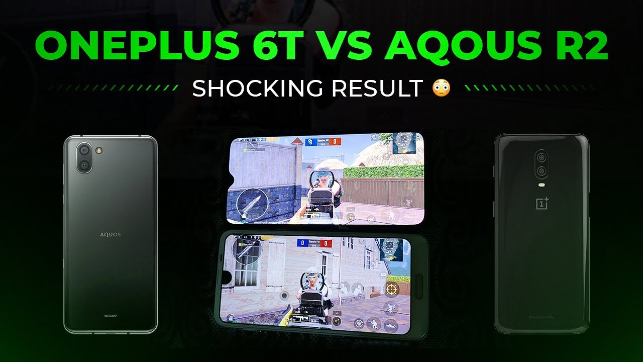 Aquos R2 vs One plus 6t Full Comparision(Pubg Test) Best ever comparision | Must Watch