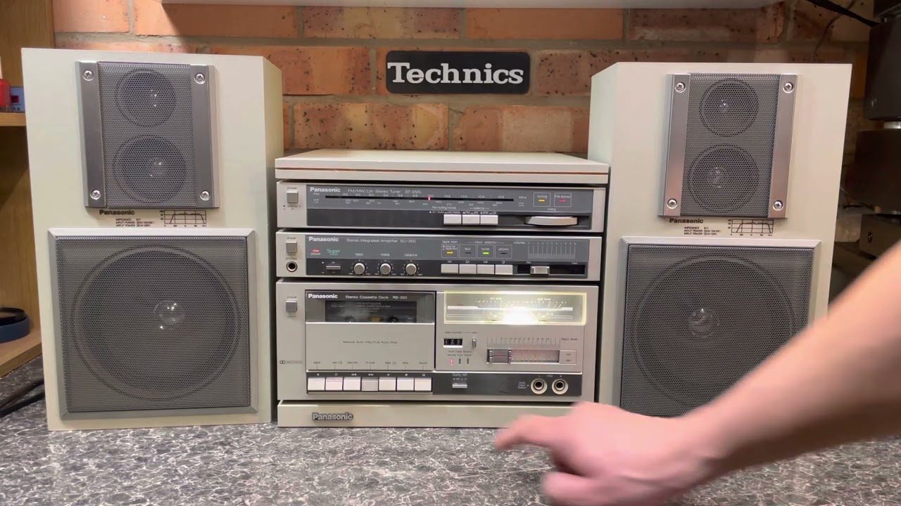 Panasonic Mini Hi-Fi Series Model SU-350,ST-350L,RS-350 Made in Japan 80’s