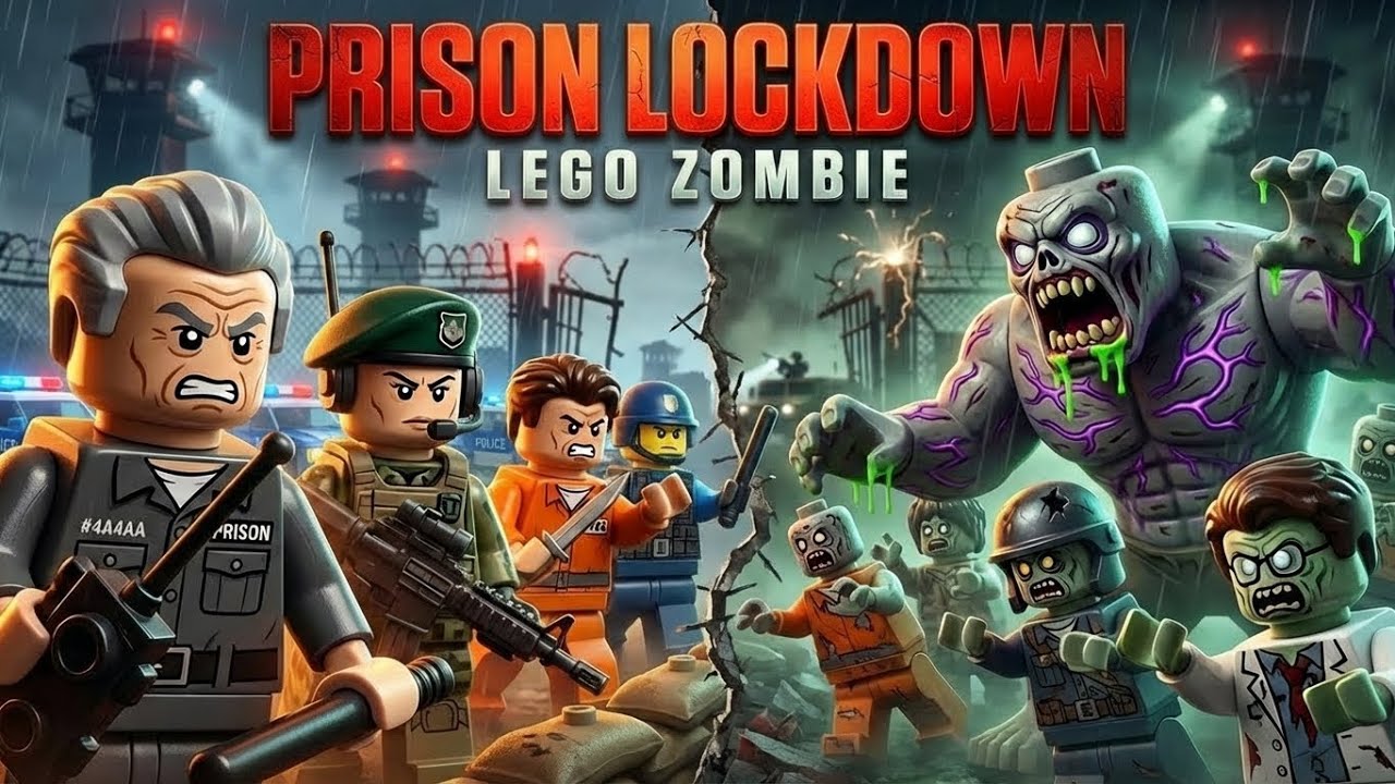 Zombie Rampage: Prison Lockdown EP 6 | LEGO Zombie 3D Animation