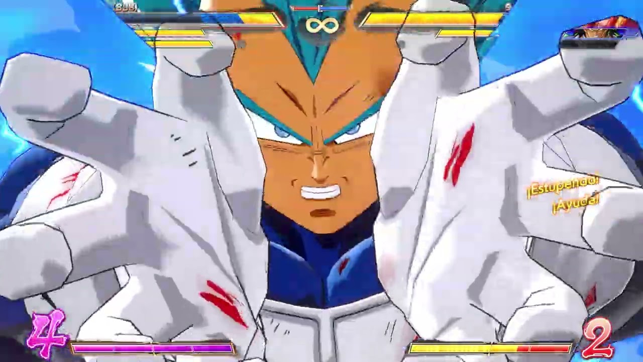El enfrentamiento definitivo  - Goku UI, Vegetto, Vegetta VS Gogeta Blue, Gogeta SSJ 4, Broly Super