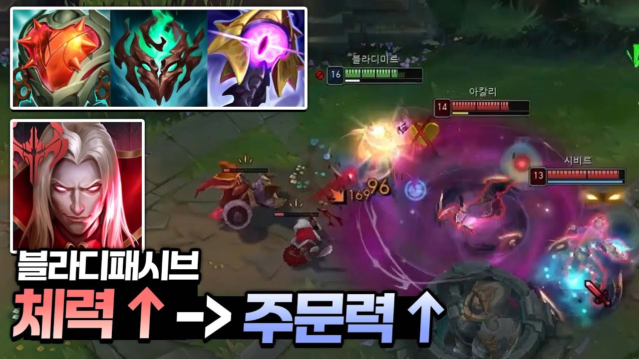 체력이 복사가 되는데 주문력도 복사되는 블라디
