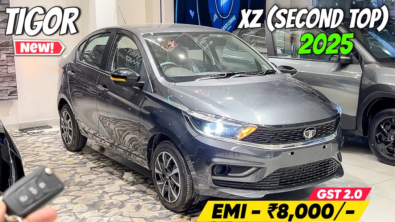 Tata Tigor XZ 2025 ❤️ | GST 2.0 में ₹ 80,000/- की महाबचत ✅ | Tigor Second Top Model |Detailed Review