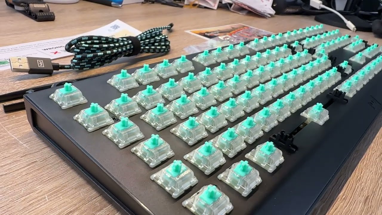 Wooting two HE Tastatur - Analog-Eingang auf jeder Taste Pro Keyboard Unboxing und Anleitung